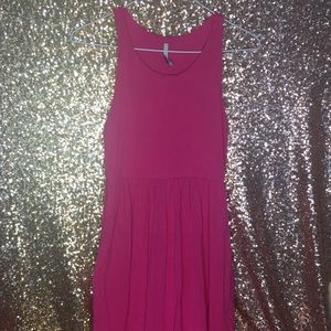 Pink racerback dress
